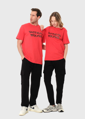 Tactical Wolves Oversiz Kryptek Kamo Printing Red Tshirt